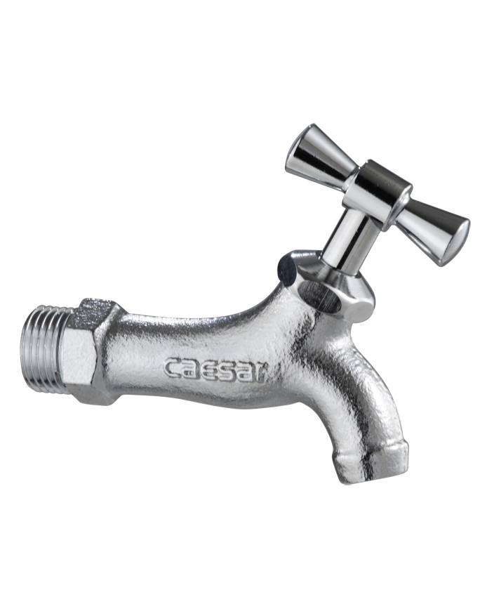 Vòi lạnh gắn tường xi Caesar W034-1 (Ø21)