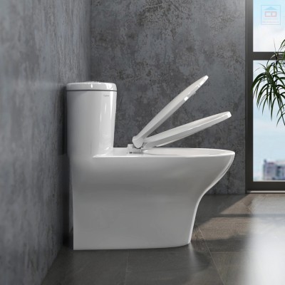 Bàn cầu 1 khối Viglacera V37M