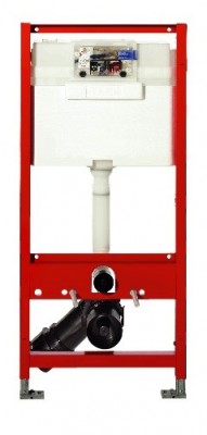 Két nước và khung âm tường kèm ống thải cong WH035D