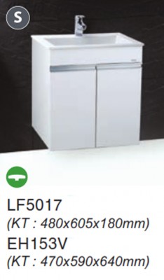 Chậu Lavabo và tủ chậu Caesar LF5017+EH05017AV