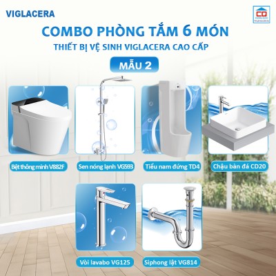 Bộ thiết bị vệ sinh Viglacera cho công trình 2
