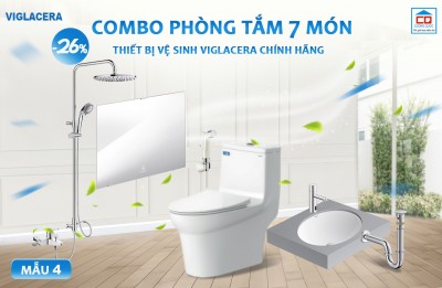 Bộ thiết bị vệ sinh Viglacera cho công trình 4