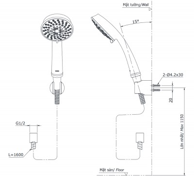 Bát sen massage TOTO TBW03002B