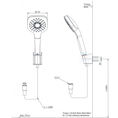 Bát sen massage TOTO TBW02005V (TBW02005A)