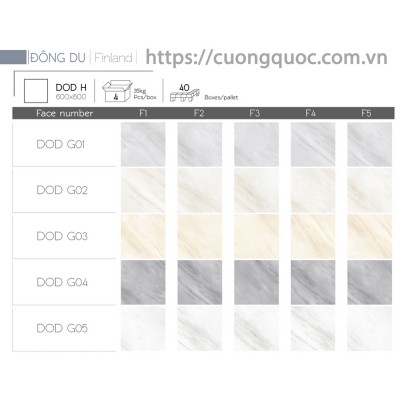 Gạch granite Eurotile 600x600 EU-DOD-H03