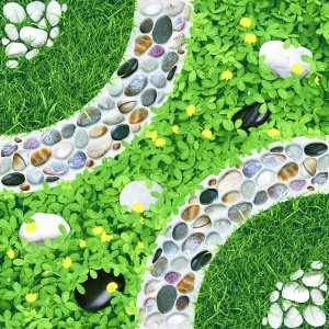 Gạch men lát sân vườn 50x50 Tasa 5806