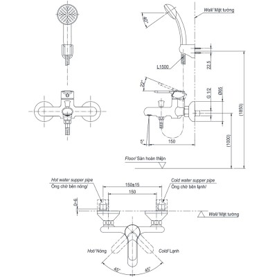 Sen tắm nóng lạnh TOTO TVSM103NSS( GIÁ KM TÍNH TỪ 20/4- 17/5)
