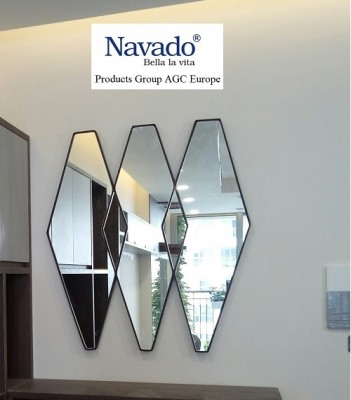 Gương trang trí phòng khách Navado Mimoza