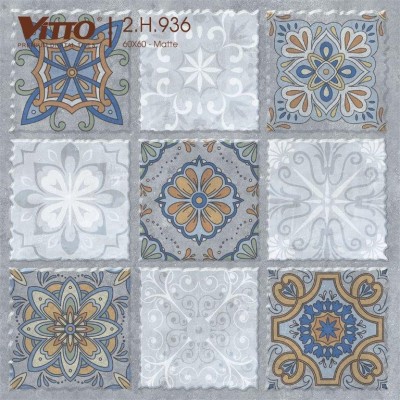 Gạch lát nền porcelain 600x600 Vitto 0936