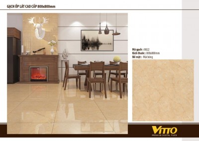 Gạch lát nền vân đá 80x80 Vitto 822
