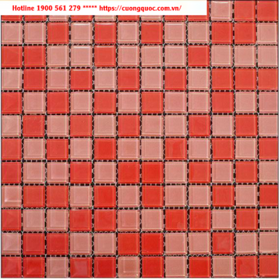 Gạch Mosaic thủy tinh trang trí CQMST25056