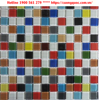 Gạch Mosaic thủy tinh trang trí CQMST25066