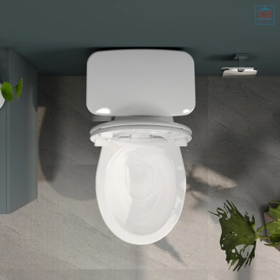 Bồn cầu két rời Viglacera VI44 (nắp thường)