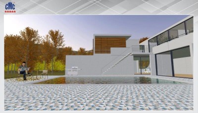 Gạch lát sân vườn xám xanh vân đá SC 4408 (Hết hàng)