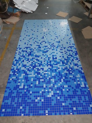 Gạch Mosaic thủy tinh trang trí CQMSN20100