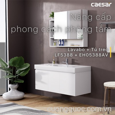 Tủ treo lavabo Caesar EH05388AV + LF5388