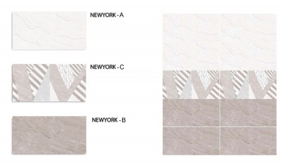 Gạch nhập khẩu Trung Quốc Eco Newyork C (Viên điểm)