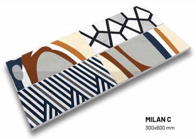 Gạch nhập khẩu Trung Quốc Eco Milan C (Viên điểm)