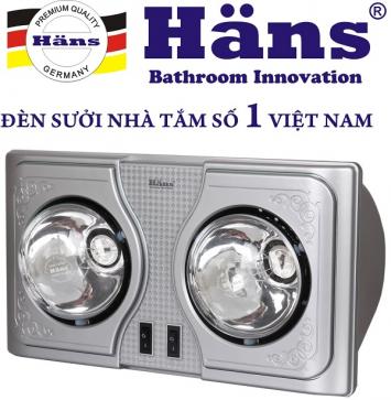 Đèn sưởi 2 bóng Hans H2B
