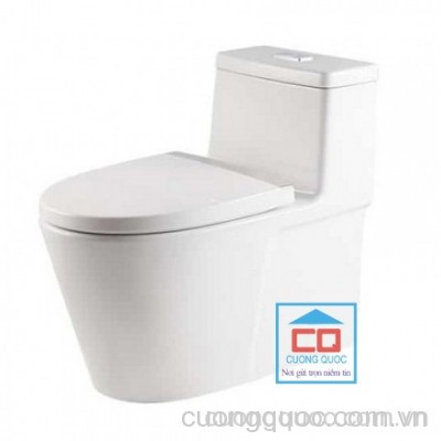 Combo bồn cầu 1 khối + Lavabo đặt bàn American VF-1808 + VF-0519 ( GÓI AE3)