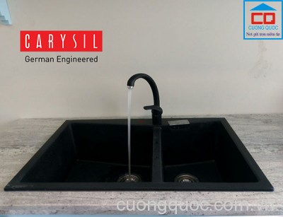 Chậu rửa chén bát bằng đá nhân tạo Carysil LMC5-03/Nera ( đen )