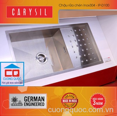Chậu Rửa Chén Inox304 Carysil IP-D100 cao cấp