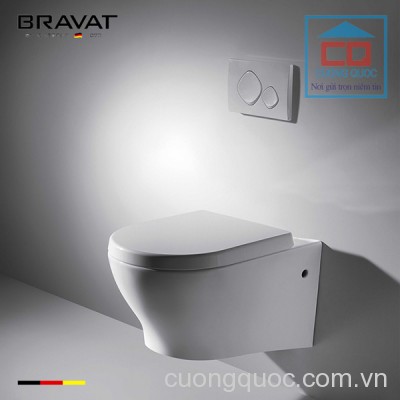 Bồn cầu âm tường cao cấp Bravat C01017UW-A-ENG