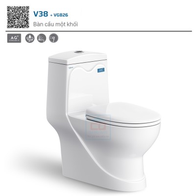 Bồn cầu két liền Viglacera V38