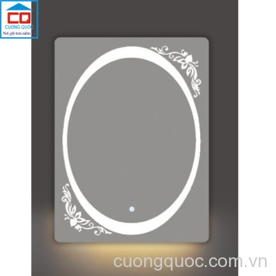 Gương soi phòng tắm đèn Led cảm ứng QB QL922VT 600x800mm