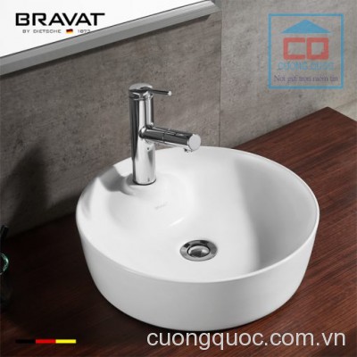 Chậu rửa lavabo cao cấp Bravat  C22239W-1-ENG
