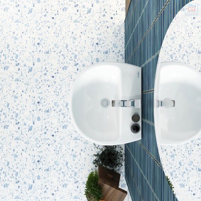 Chậu chân lửng Viglacera V36