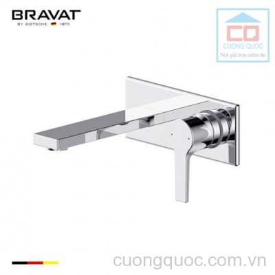 Vòi chậu lavabo âm tường cao cấp Bravat P69227CP-A-ENG