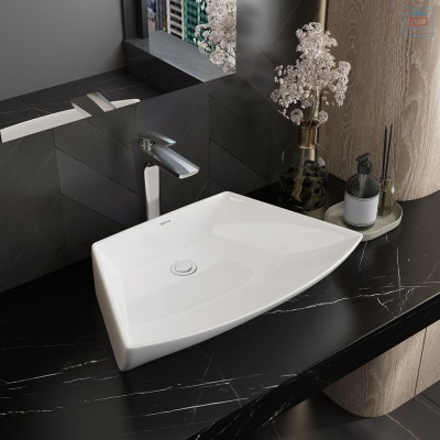 Chậu đặt trên mặt bàn đá Viglacera CD17