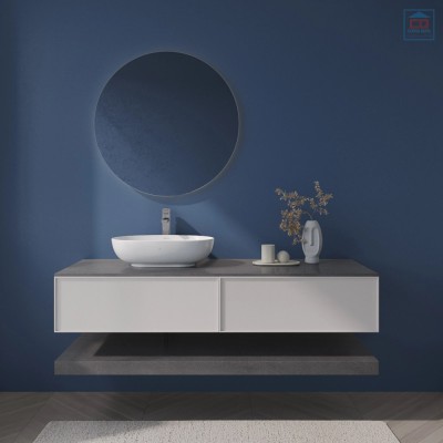 Chậu rửa lavabo đặt bàn đá Viglacera CD15