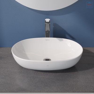 Chậu rửa lavabo đặt bàn đá Viglacera CD15