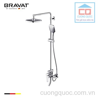 Sen cây tắm đặt sàn cao cấp Bravat F6173218CP-A-ENG