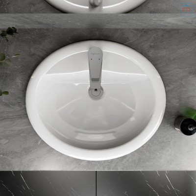 Chậu lavabo dương vành Viglacera CD1