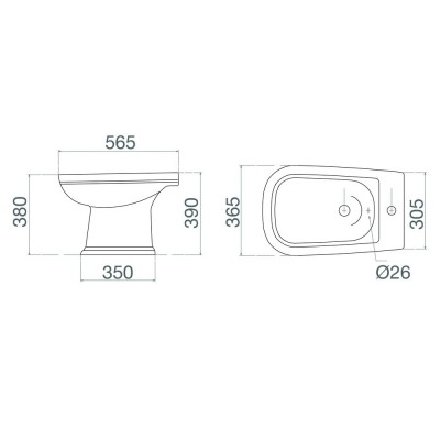 Bồn tiểu nữ Viglacera VB3
