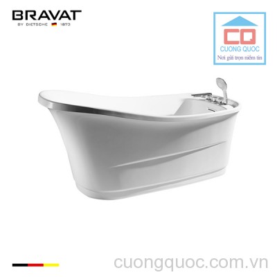 Bồn tắm đặt sàn nhập khẩu Bravat B25546TW-1W