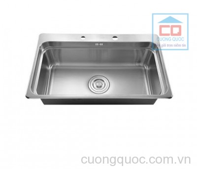 Chậu rửa bát 1 hố cao cấp Bravat K114603E