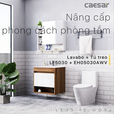 Bộ tủ chậu Caesar EH05030AWV + LF5030