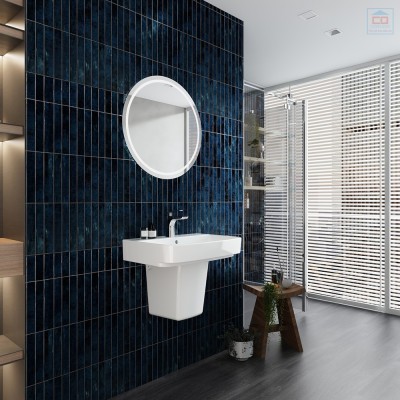 Chậu treo tường +  chậu lửng Viglacera V58 (CD58)