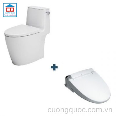 Bồn cầu Inax liền khối nắp rửa điện tử AC-912VN+CW-H18VN