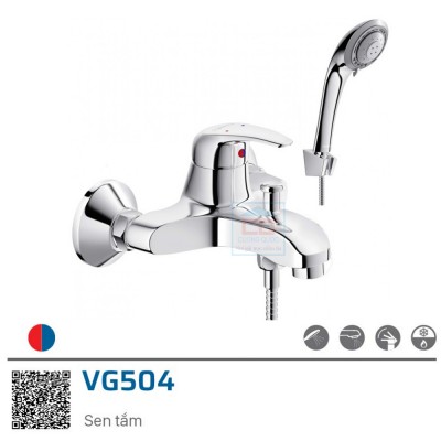 Sen tắm nóng lạnh gắn tường VG504(VSD504)