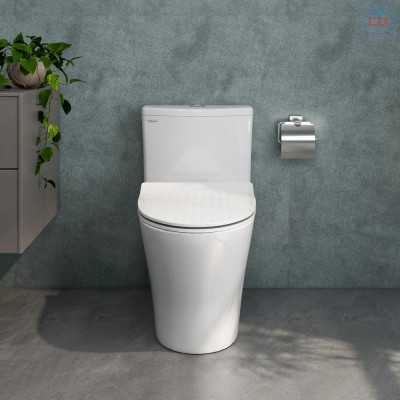 Bồn cầu két liền Viglacera V36 nắp êm