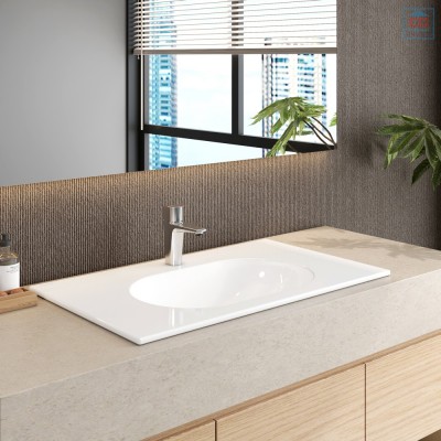Chậu lavabo dương vành Viglacera CB69