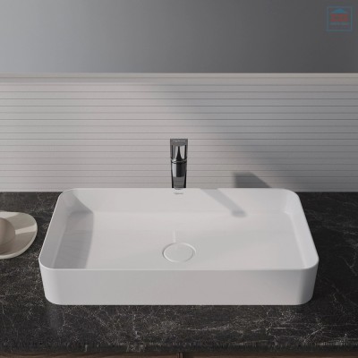 Chậu lavabo vành mỏng Viglacera CM01 đặt bàn