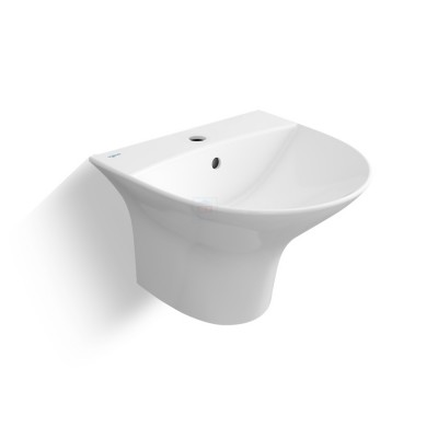 Chậu lavabo liền chân Viglacera V63