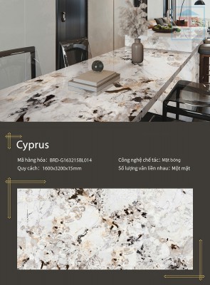 Đá nung kết Boride 1600x3200x15 BRD-G163215BL014