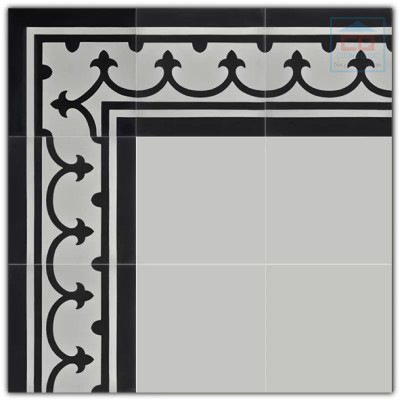 Gạch bông góc 20x20cm P201-H2